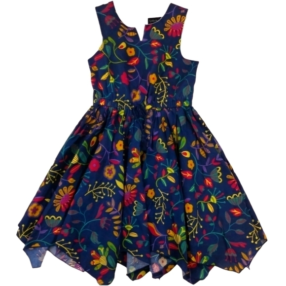 Cynthia Rowly girls floural dress size 6x - Picture 1 of 5
